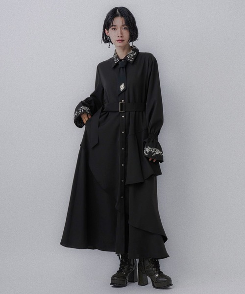 み*ん様 美品 ハレEri Yamazaki×HARE シシュウレイヤード ワン み*ん様