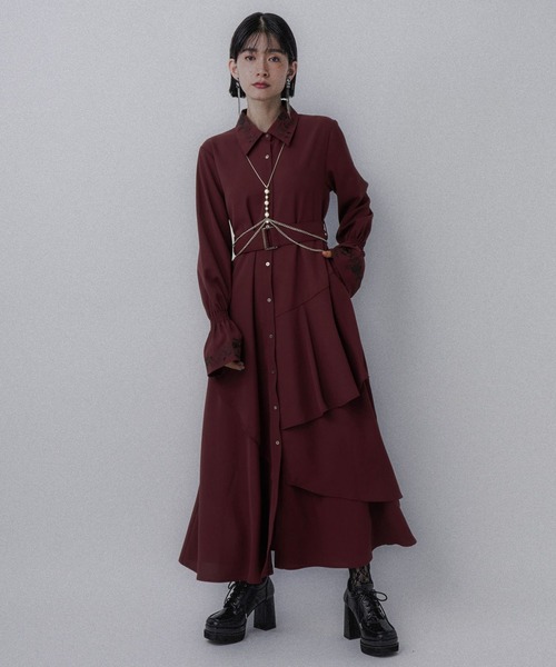 アシメフリルシシュウワンピース(HARE)（ワンピース）｜HARE（ハレ）の