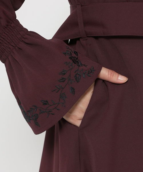 HARE（ハレ）の「アシメフリルシシュウワンピース(HARE)（ワンピース・レディース・ブラック/レッド・FREE）」の20枚目の写真