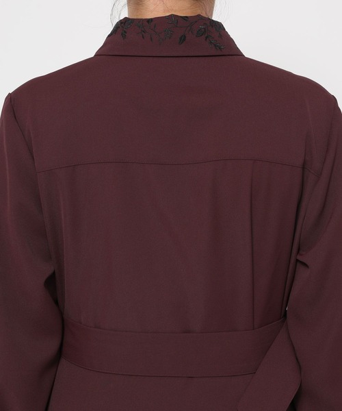 HARE（ハレ）の「アシメフリルシシュウワンピース(HARE)（ワンピース・レディース・ブラック/レッド・FREE）」の14枚目の写真