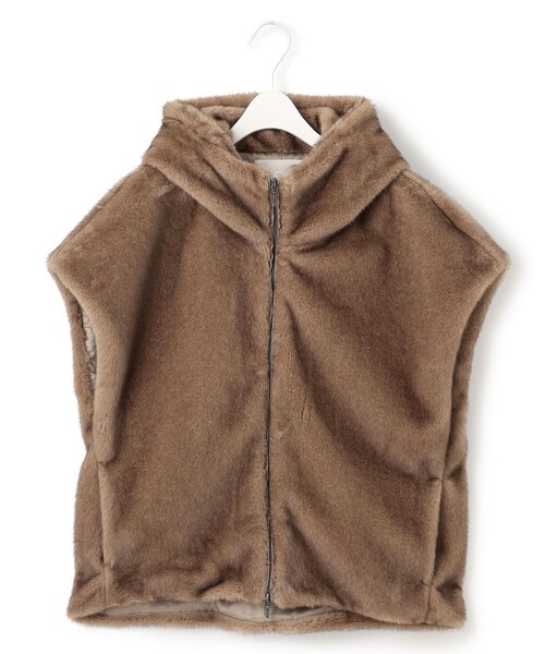 ミンクライクファー フーディジレ コート（その他アウター）｜ICB