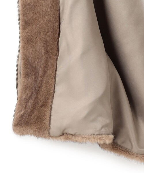 ミンクライクファー フーディジレ コート（その他アウター）｜ICB