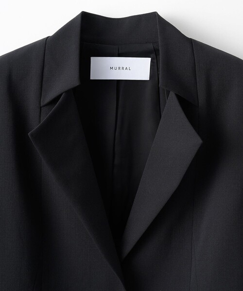 MURRAL(ミューラル)の「【MURRAL/ミューラル】Slit sleeve lace jacket/スリットスリーブレースジャケット(テーラードジャケット・レディース・ネイビー/ブラック・2/1)」の22枚目の写真