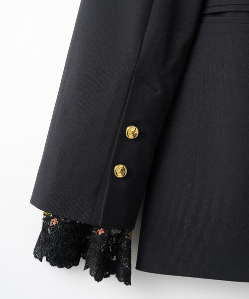 セール】【MURRAL/ミューラル】Slit sleeve lace jacket/スリット