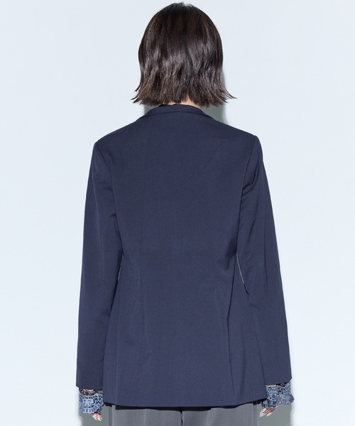 MURRAL/ミューラル】Slit sleeve lace jacket/スリットスリーブレース