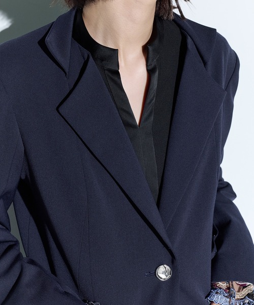 MURRAL/ミューラル】Slit sleeve lace jacket/スリットスリーブ