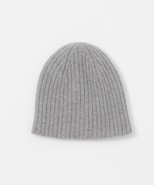 RODE SKO（ロデスコ）の「ASAUCE MELER　ミドルゲージカシミヤリブワッチ（ストール/ショール・レディース・チャコールグレー/ホワイト系その他/ライトグレー・ONE）」の3枚目の写真