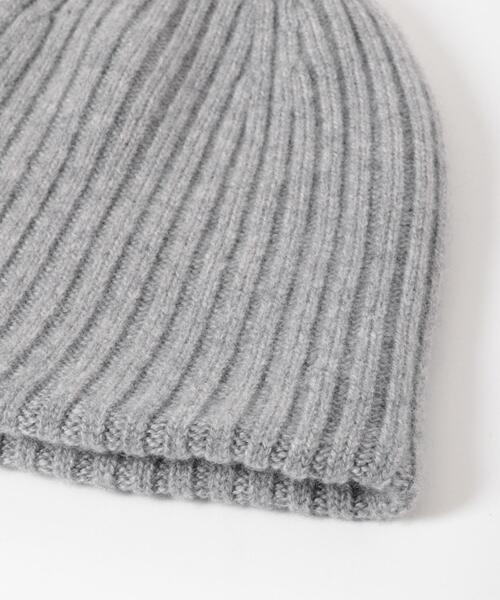 ASAUCE MELER ミドルゲージカシミヤリブワッチ（ニットキャップ