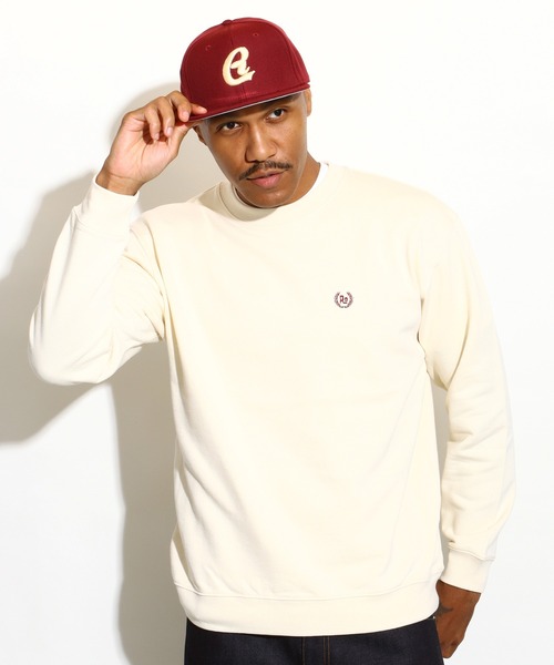 ROTAR(ローター)の「Laurel logo pile SWEAT(スウェット・メンズ・イエロー系その他/ナチュラル/スミクロ/インディゴブルー/ネイビー・MEDIUM/LARGE/X-LARGE)」の1枚目の写真