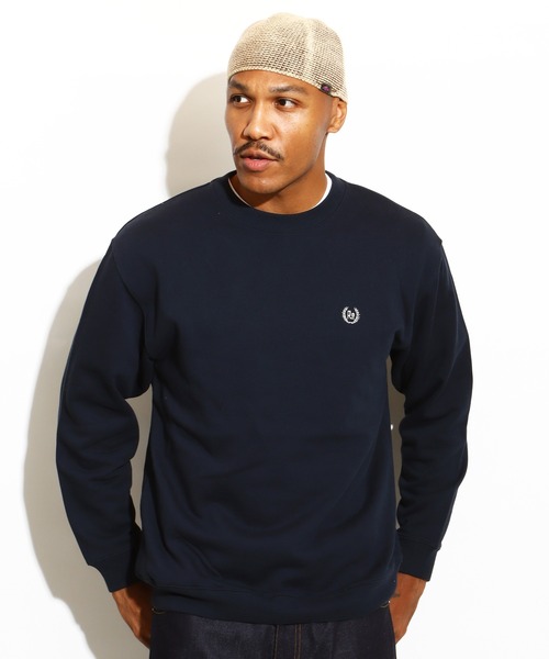 ROTAR(ローター)の「Laurel logo pile SWEAT(スウェット・メンズ・イエロー系その他/ナチュラル/スミクロ/インディゴブルー/ネイビー・MEDIUM/LARGE/X-LARGE)」の3枚目の写真