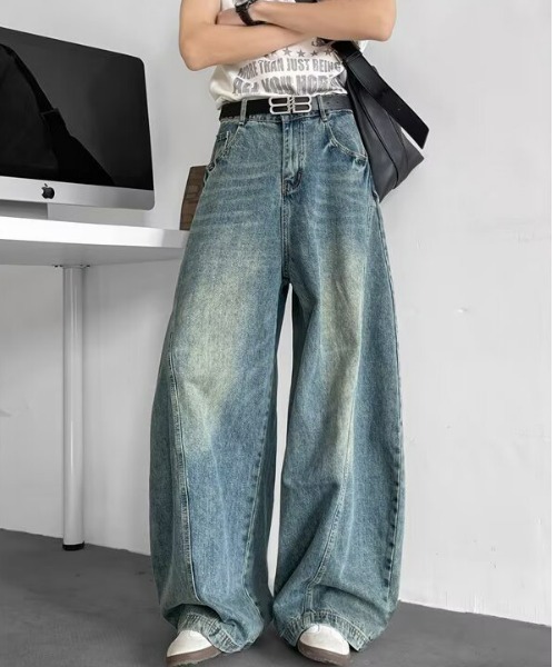REBALANCE(リバランス)の「レトロウォッシュデニムパンツ(デニムパンツ・レディース・A・X-LARGE/LARGE/MEDIUM)」の1枚目の写真