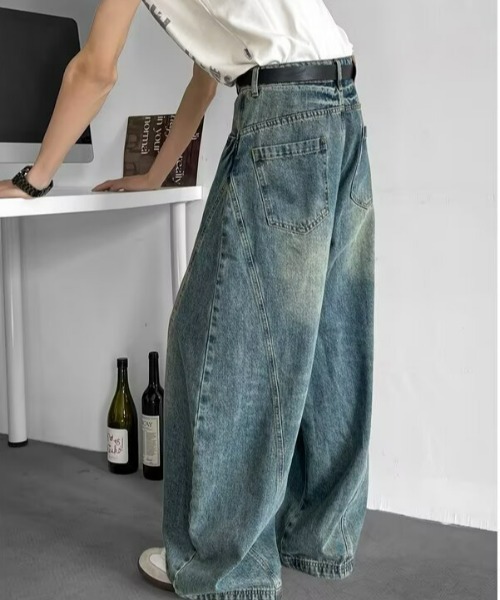REBALANCE(リバランス)の「レトロウォッシュデニムパンツ(デニムパンツ・レディース・A・X-LARGE/LARGE/MEDIUM)」の3枚目の写真