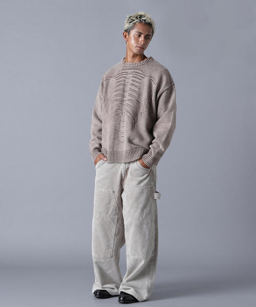 DANKE SCHON（ダンケシェーン）の「DankeSchon/ダンケシェーン/BORN KNIT（ニット/セーター・レディース・ベージュ/ブラック・L/M）」の18枚目の写真