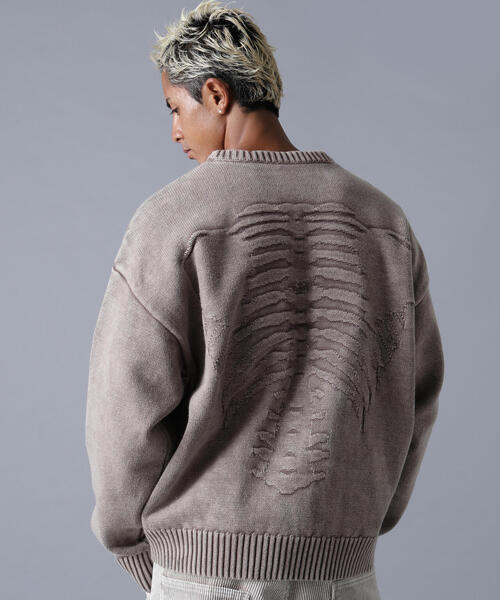 DANKE SCHON（ダンケシェーン）の「DankeSchon/ダンケシェーン/BORN KNIT（ニット/セーター・レディース・ベージュ/ブラック・L/M）」の4枚目の写真