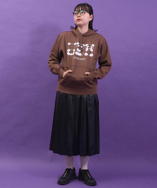 I am I in fact...(アイアムアイインファクト)の「LEATHER LIKE pleats skirt(スカート・レディース・ブラック・FREE)」の13枚目の写真