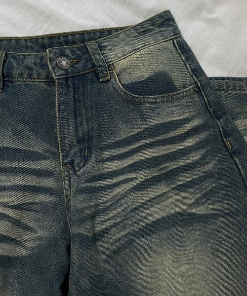 Flugge(フラッジー)の「ヴィンテージウォッシュデニム(デニムパンツ・レディース・ブルー・SMALL)」の9枚目の写真