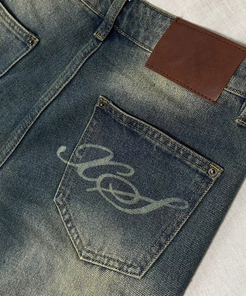 Flugge(フラッジー)の「ヴィンテージウォッシュデニム(デニムパンツ・レディース・ブルー・SMALL)」の10枚目の写真