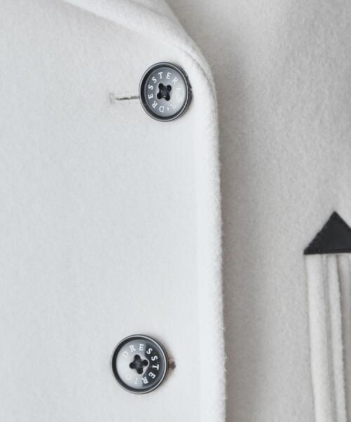 DRESSTERIOR（ドレステリア）の「【CLASSY.12月号/otonaMUSE11月号掲載】Super140'sショートPジャケット（ピーコート・レディース・ネイビー/ダークグレー/オフホワイト・36/34/38）」の10枚目の写真