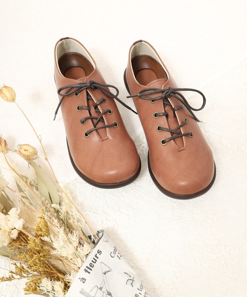 Re:getA(リゲッタ)の「レースアップシューズ R071b(スニーカー・レディース・ブラック/ホワイト/ブラウン・S/M/L/LL)」の3枚目の写真