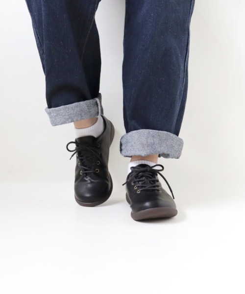 Re:getA(リゲッタ)の「レースアップシューズ R071b(スニーカー・レディース・ブラック/ホワイト/ブラウン・S/M/L/LL)」の19枚目の写真