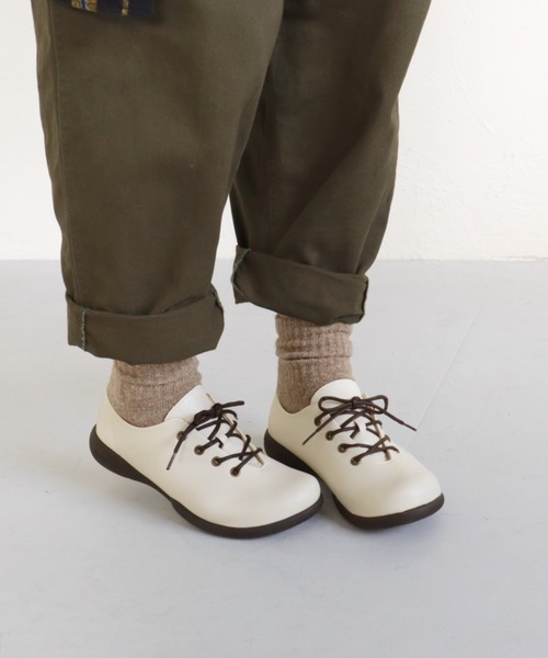 Re:getA(リゲッタ)の「レースアップシューズ R071b(スニーカー・レディース・ブラック/ホワイト/ブラウン・S/M/L/LL)」の21枚目の写真