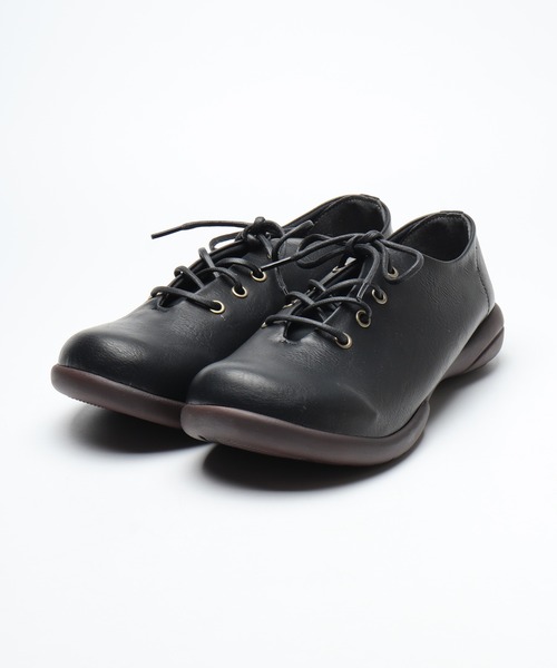 Re:getA(リゲッタ)の「レースアップシューズ R071b(スニーカー・レディース・ブラック/ホワイト/ブラウン・S/M/L/LL)」の7枚目の写真