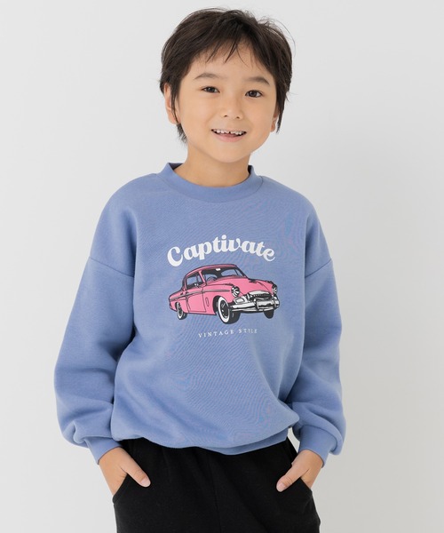 chil2(チルツー)の「裏起毛 プリントトレーナー(スウェット・キッズ・I/B/G/A/H/J/C/D/E/F・120cm/130cm/140cm/80cm/90cm/100cm/110cm)」の1枚目の写真