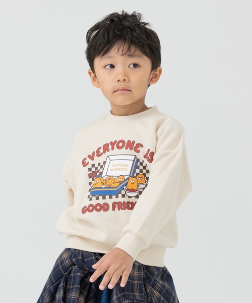 chil2(チルツー)の「裏起毛 プリントトレーナー(スウェット・キッズ・I/B/G/A/H/J/C/D/E/F・120cm/130cm/140cm/80cm/90cm/100cm/110cm)」の4枚目の写真