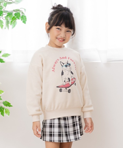 chil2(チルツー)の「裏起毛 プリントトレーナー(スウェット・キッズ・I/B/G/A/H/J/C/D/E/F・120cm/130cm/140cm/80cm/90cm/100cm/110cm)」の5枚目の写真