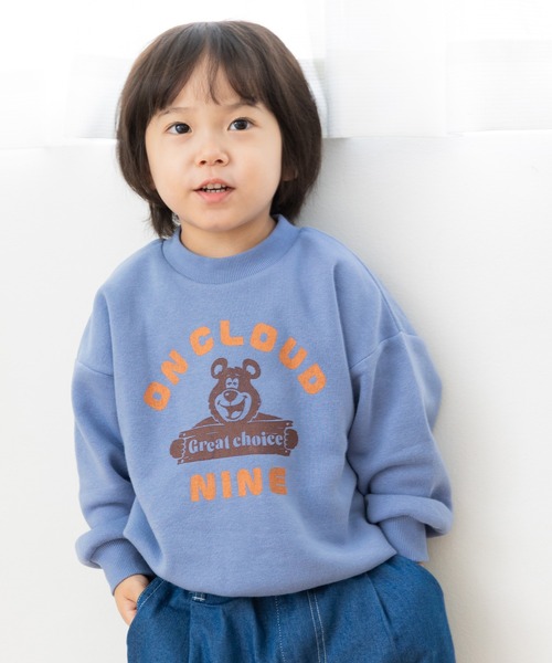 chil2(チルツー)の「裏起毛 プリントトレーナー(スウェット・キッズ・I/B/G/A/H/J/C/D/E/F・120cm/130cm/140cm/80cm/90cm/100cm/110cm)」の9枚目の写真