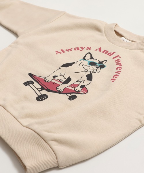 chil2(チルツー)の「裏起毛 プリントトレーナー(スウェット・キッズ・I/B/G/A/H/J/C/D/E/F・120cm/130cm/140cm/80cm/90cm/100cm/110cm)」の22枚目の写真