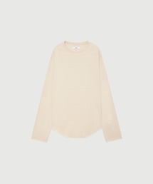 【MARKA/マーカ】ROUND HEM CREW NECK