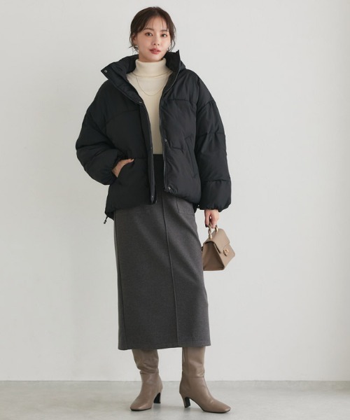 Pierrot(ピエロ)の「カット起毛ポケットIラインスカート(スカート・レディース・ベージュ系その他/ブラック/アイボリー/チャコール・M/PL/PM/L)」の11枚目の写真