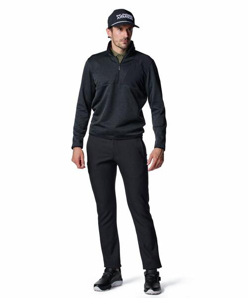 UNDER ARMOUR(アンダーアーマー)の「UAドライブ セーターフリース 1/2ジップ ジャケット(ゴルフ/メンズ)(その他アウター・メンズ・ブラック・XL/L/M/2XL/S)」の3枚目の写真