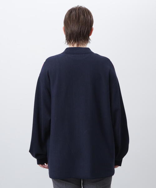 MANASTASH（マナスタッシュ）の「MANASTASH/マナスタッシュ　MCA STRIPE ZIP KNIT/ストライプジップニット（ニット/セーター・メンズ・モスグリーン/ネイビー/ブラック・L/M/S/XL）」の10枚目の写真