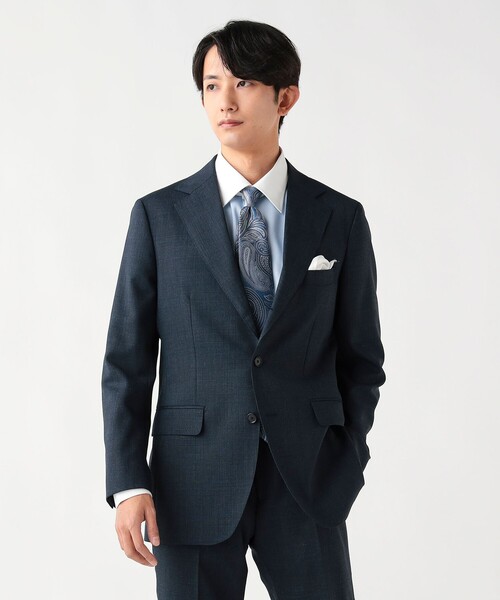 BEAMS HEART(ビームスハート)の「【4/23値下げ】強撚 グレンプレイド 3ボタン スーツ(スーツセット・メンズ・ネイビー・X-LARGE/LARGE/MEDIUM/SMALL)」の10枚目の写真