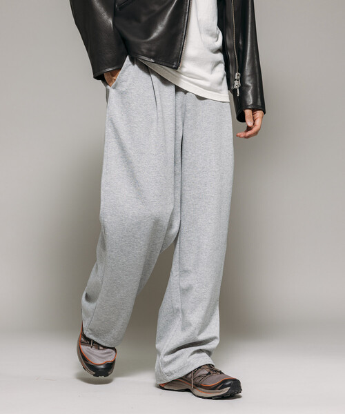 Firsthand（ファーストハンド）の「Firsthand/ファーストハンド スピンドル ダンボール スウェットパンツ / ストレートシルエット（スウェットパンツ・メンズ・ブラック/グレー/ネイビー・MEDIUM/LARGE）」の3枚目の写真