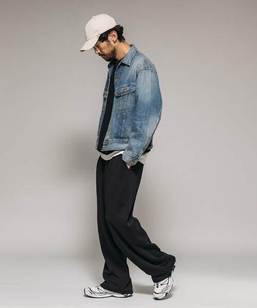 Firsthand（ファーストハンド）の「Firsthand/ファーストハンド スピンドル ダンボール スウェットパンツ / ストレートシルエット（スウェットパンツ・メンズ・ブラック/グレー/ネイビー・MEDIUM/LARGE）」の6枚目の写真