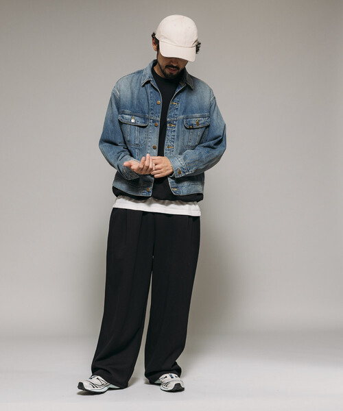 Firsthand（ファーストハンド）の「Firsthand/ファーストハンド スピンドル ダンボール スウェットパンツ / ストレートシルエット（スウェットパンツ・メンズ・ブラック/グレー/ネイビー・MEDIUM/LARGE）」の7枚目の写真