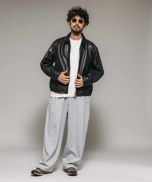 Firsthand（ファーストハンド）の「Firsthand/ファーストハンド スピンドル ダンボール スウェットパンツ / ストレートシルエット（スウェットパンツ・メンズ・ブラック/グレー/ネイビー・MEDIUM/LARGE）」の20枚目の写真