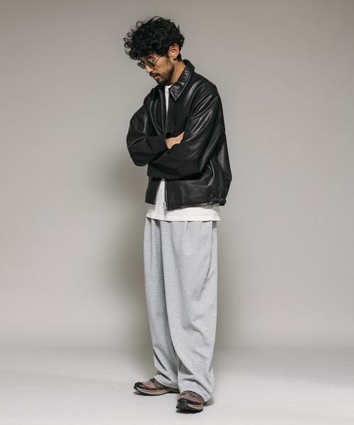 Firsthand（ファーストハンド）の「Firsthand/ファーストハンド スピンドル ダンボール スウェットパンツ / ストレートシルエット（スウェットパンツ・メンズ・ブラック/グレー/ネイビー・MEDIUM/LARGE）」の21枚目の写真