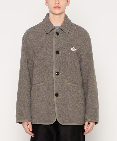 MEN'S WOOL LIGHT PILE COVERALLS JACKET（その他アウター）｜DANTON