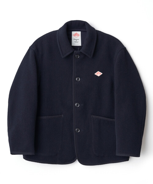 MEN'S WOOL LIGHT PILE COVERALLS JACKET（その他アウター）｜DANTON