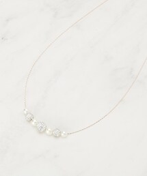 SHOO・LA・RUE | 【セレモニー】きらびやかに ポイントパヴェ ショートネックレス(ネックレス)