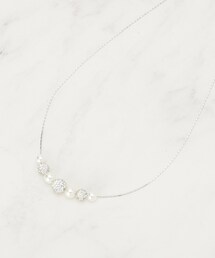 SHOO・LA・RUE | 【セレモニー】ポイントパヴェショートネックレス(ネックレス)