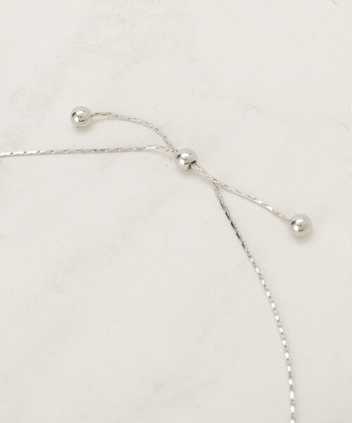 SHOO・LA・RUE（シューラルー）の「【セレモニー】きらびやかに ポイントパヴェ ショートネックレス（ネックレス・レディース・ゴールド/ピンクゴールド/シルバー・00）」の7枚目の写真