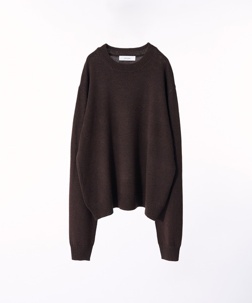 WOOL BLEND BASIC KNIT/ウールブレンドベーシックニット（ニット
