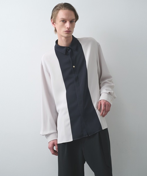 CULLNI】別注 Bi Color Shirt（シャツ/ブラウス）｜CULLNI（クルニ）の