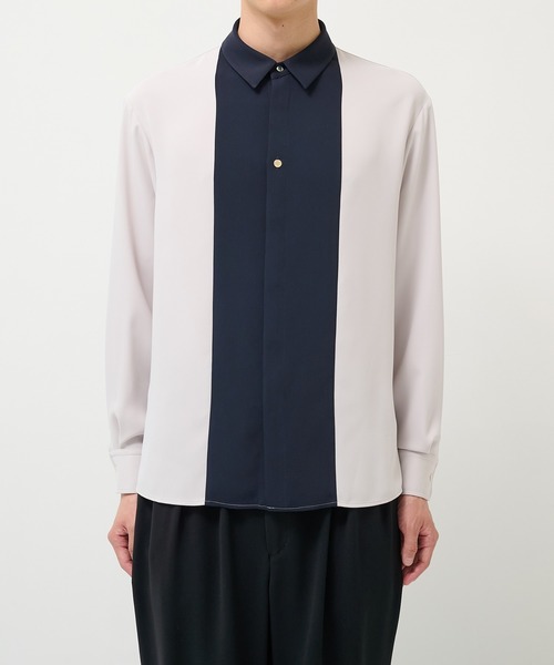 CULLNI】別注 Bi Color Shirt（シャツ/ブラウス）｜CULLNI（クルニ）の