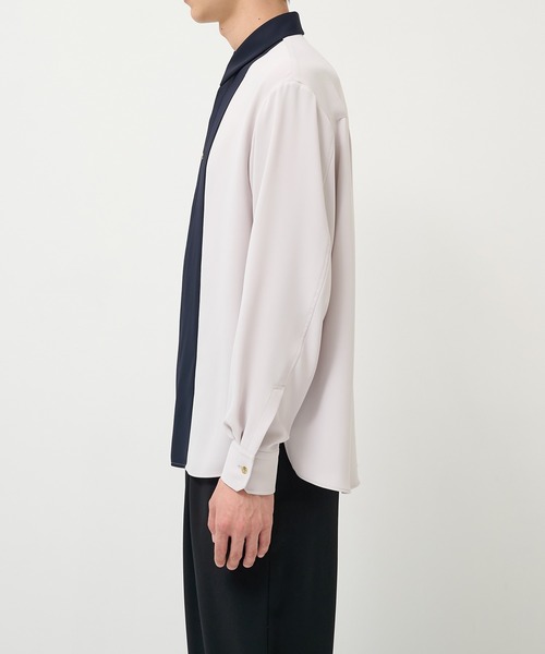 CULLNI】別注 Bi Color Shirt（シャツ/ブラウス）｜CULLNI（クルニ）の